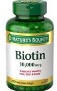 Biotina 10000mcg Cabelo Pele Unha (250 SGELS) Natures Bounty