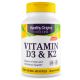 Vitamina D-3 2000Ui + K2 MK7 200mcg 180VGels Healthy Origins